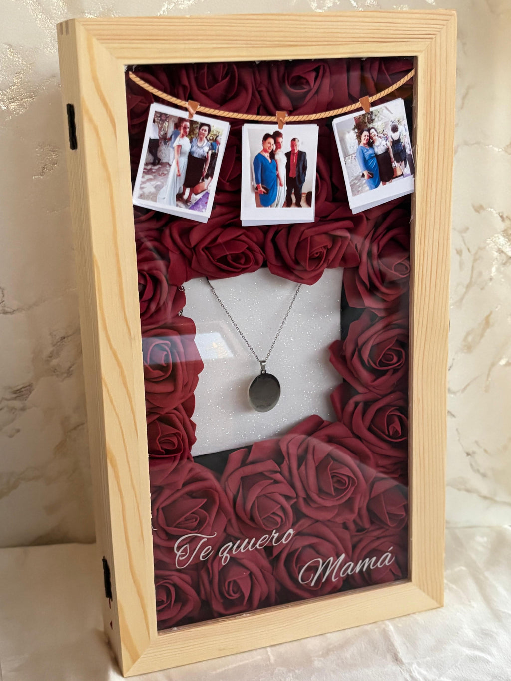 Caja marco foto